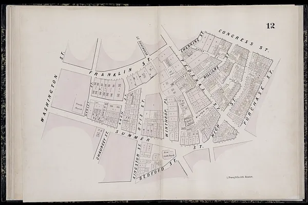 Plan of the city of Boston