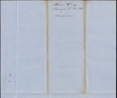 Samuel Cony to George Coffin, 23 December 1848
