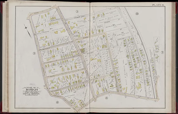 Atlas of the city of Boston, volume five, Dorchester Mass.