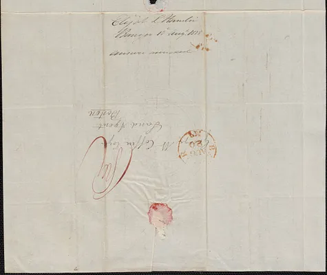 Elijah L. Hamlin to George Coffin, 18 August 1838