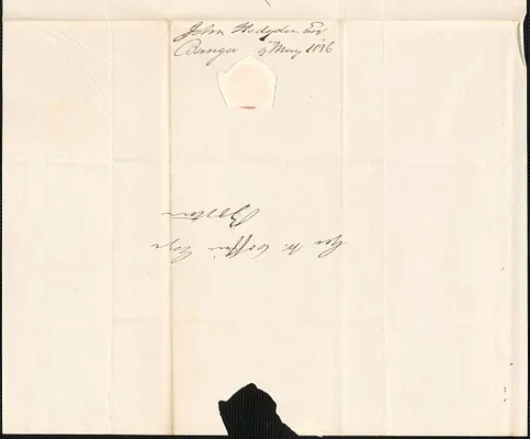 John Hodgdon to George Coffin, 9 May 1836