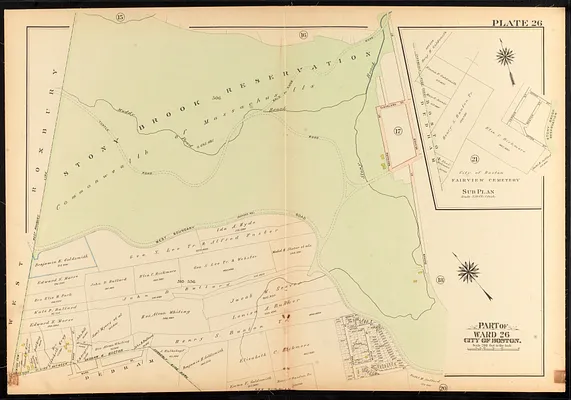 Atlas of the city of Boston, ward 26, Hyde Park