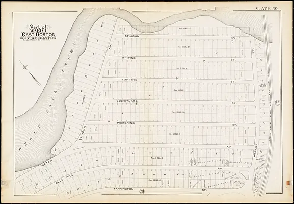 Atlas of the city of Boston : East Boston, Mass.