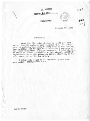 Memorandum of Conversation with Secretary of State Dean Acheson and Secretary-General of the United Nations Trygve Lie