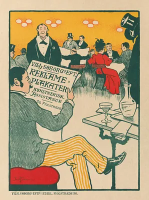 Masters of the Poster: Poster for Exhibition of Artistic Posters of Wilhelm Söborg
