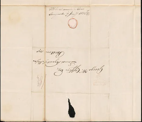 Daniel Rose to George Coffin, 7 January 1833