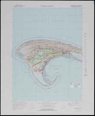 Provincetown quadrangle, Massachusetts-Barnstable Co., 1972