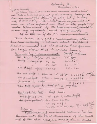 Letters Sent to Howard [H.H. Barker], December 17, 1930