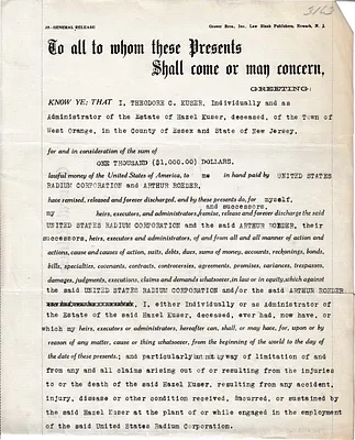 General Release to Arthur Roeder [A. Roeder], April 29, 1926