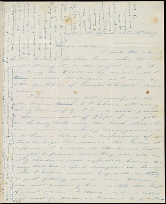 Letter from Debora Weston, New Bedford, [Mass.], to Maria Weston Chapman, Nov. 8th, 1839