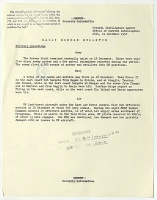 Memorandum, Daily Korean Bulletin
