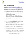 Suffolk History: a Bibiliography