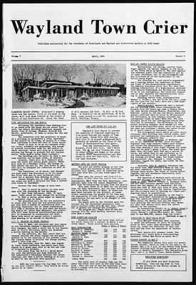 Wayland Town Crier