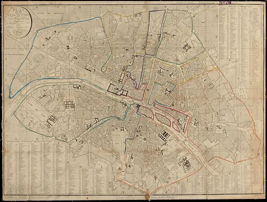 Plan de la ville de Paris nouvellement dressé