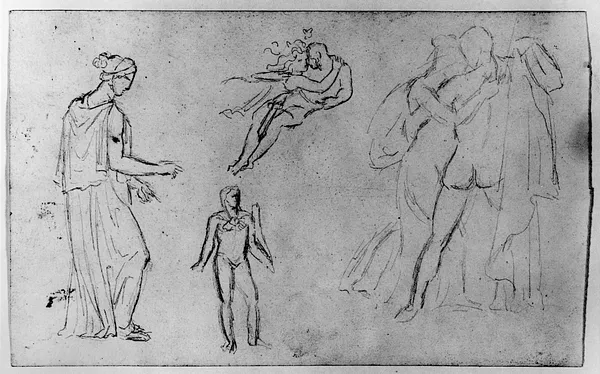 Sketches of Figure (including Paolo and Francesca?)