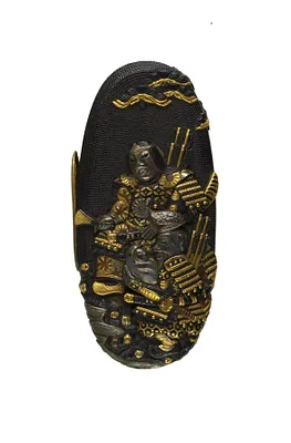 Kashira with Jingô Kôgô, Takeuchi no Sukune, and Emperor Ôjin