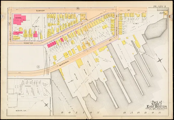 Atlas of the city of Boston : East Boston, Mass.