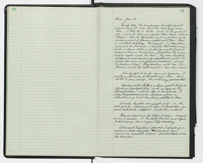 Handwritten journal entry for January 30, 1969