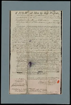 Mortgage deed, Francis Faulkner to Joseph Cordis Esq.