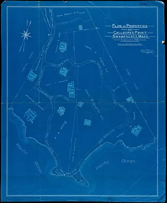 Plan of properties at Galloupe's Point