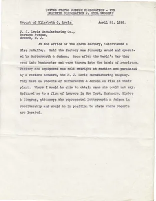 Report, April 25, 1928