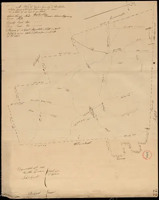 Plan of Goshen made by John Grant, dated September 19, 1831