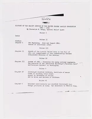 Typed Index to Folders and Bundles of Drafts
