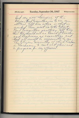 Diary Entry of Harry S. Truman