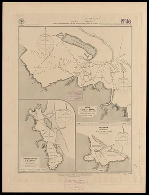 West Indies, port & anchorages on the north east coast of Cuba