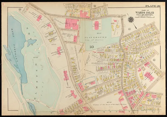 Atlas of the city of Boston, Roxbury