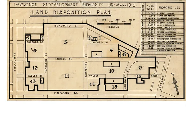 Land disposition plan