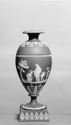 Vase with Apollo, a Nymph, and Cupid