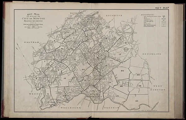 Atlas of the city of Newton, Massachusetts