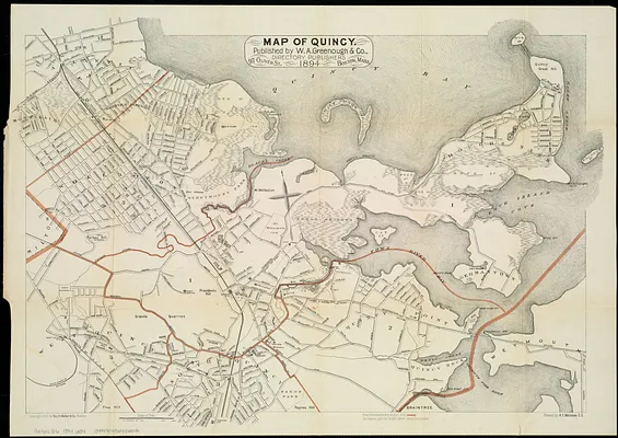 Map of Quincy