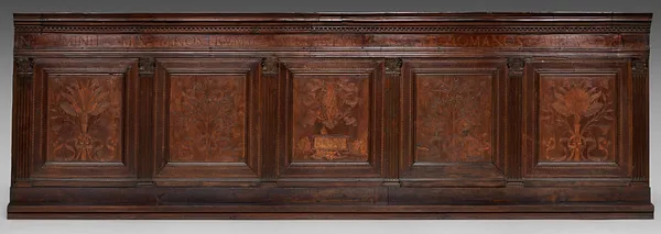 Upper Paneling from a Sacristy Armoire