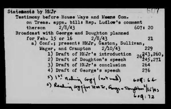 Statements by H.M. Jr. (cont.) - Switzerland