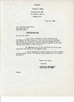 Letters Sent to Mr. Lee [C.B. Lee], June 26, 1935