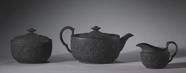 Pair of Teapots and Creamer Set