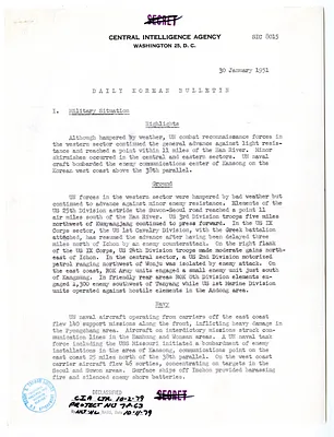 Memorandum, Daily Korean Bulletin