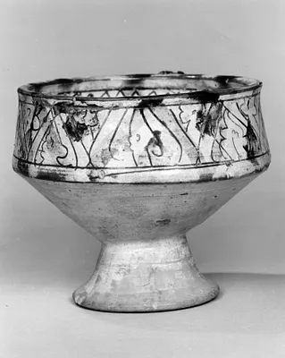 Stemmed Cup with Incised Designs