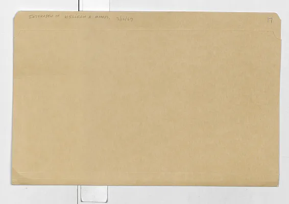 Interview of William A. Morris, 7/12/67 (17 of 17)