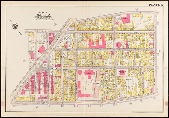 Atlas of the city of Boston, Roxbury
