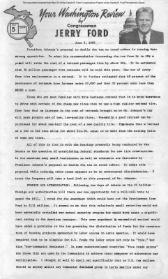 Ford Newsletter, June-Oct. 1965