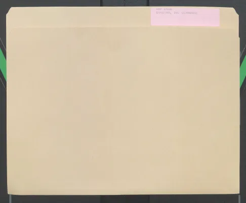 PPF 6940: Dykstra, Dr. Clarence
