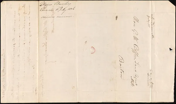 Moses Barley to George Coffin, 15 July 1836