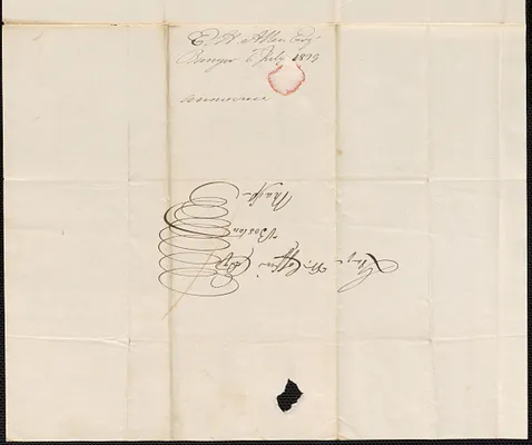 E. H. Allen to George Coffin, 6 July 1839.