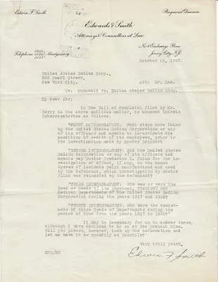 Letters Received, October 19, 1927