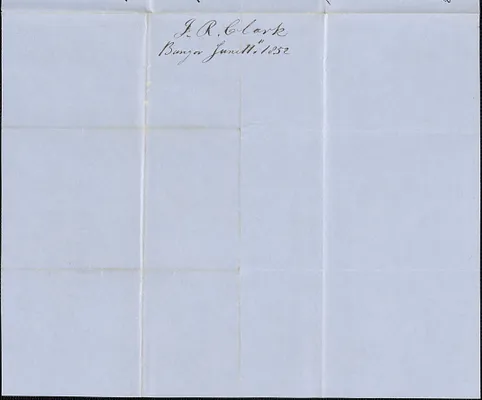 Isaac R. Clark to Samuel Warner, 11 June 1852