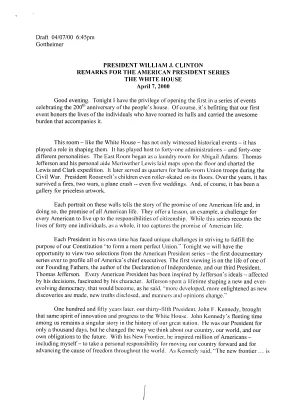 The American President 4/7/00 [1]