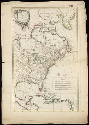 Théatre de la guerre en Amerique, avec les Isles Antilles